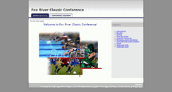 Desktop Screenshot of foxriverclassicconference.com